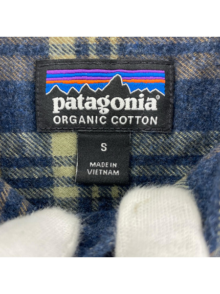 patagonia 長袖シャツ チェックネルシャツ S