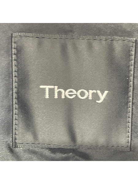 theory ダウンジャケット MEMO.TWILL フーデットダウンコート L