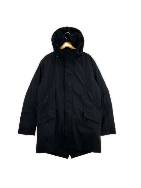 theory ダウンジャケット MEMO.TWILL フーデットダウンコート L