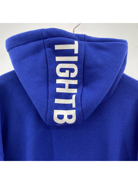 TIGHTBOOTH パーカー（ジップアップ） フルジップパーカー L 青