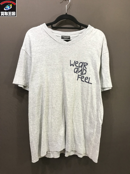 COMME des GARCONS Wear and Feel Tシャツ /グレー/コムデギャルソン/メンズ/アウター/カットソー[値下]