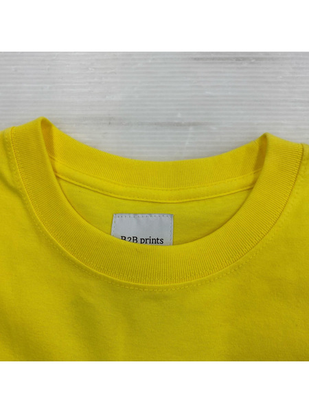 SASQUATCHfabrix.×BRAIN DEAD 無秩序 プリントTee L イエロー