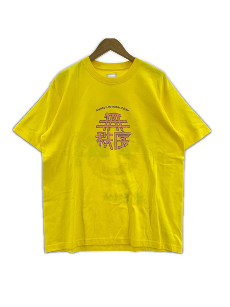 SASQUATCHfabrix.×BRAIN DEAD 無秩序 プリントTee L イエロー