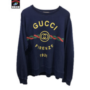 GUCCI FIRENZE 1921 SWEATSHIRT GG/グッチ/スウェット/紺/M