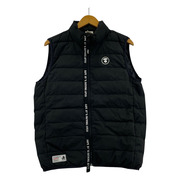 A BATHING APE ダウンベスト AAPE ダウンベスト ブラック