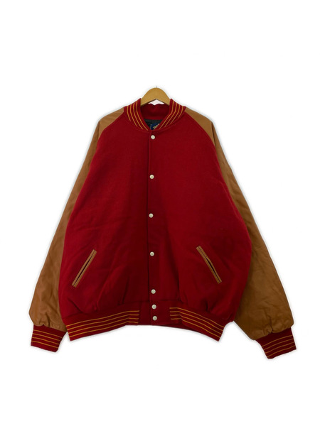 gem sportwear 80-90s USA製 袖レザースタジャン 5XL