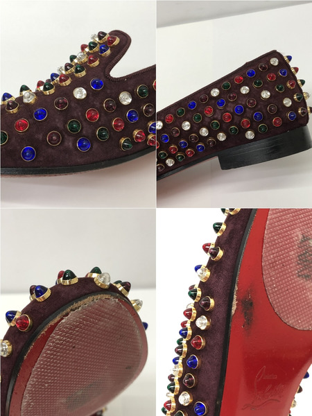 C.Louboutin ビジュー マルチカラーシューズ 35