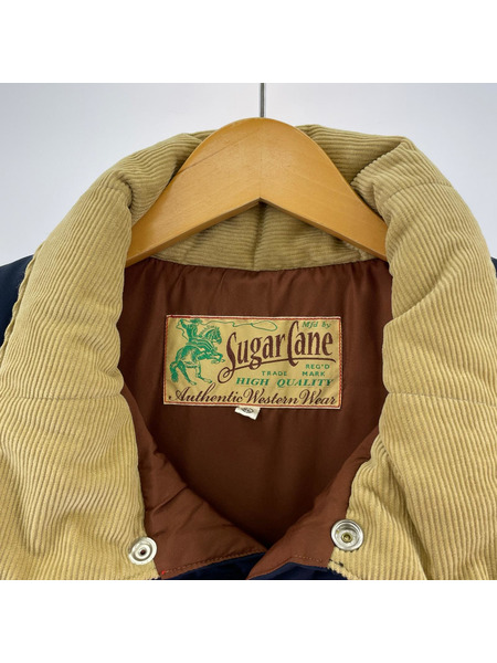 ダウンベスト T/C VEST (XL) 赤紺