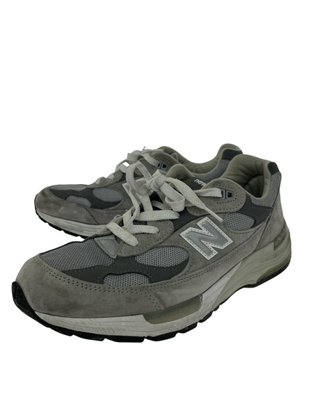 NEW BALANCE スニーカー USA製 M992GR (27.5cm) グレー