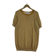 SUGARHILL 22SS COTTON HALF SLEEVE STRIPE KNIT イエロー (2)