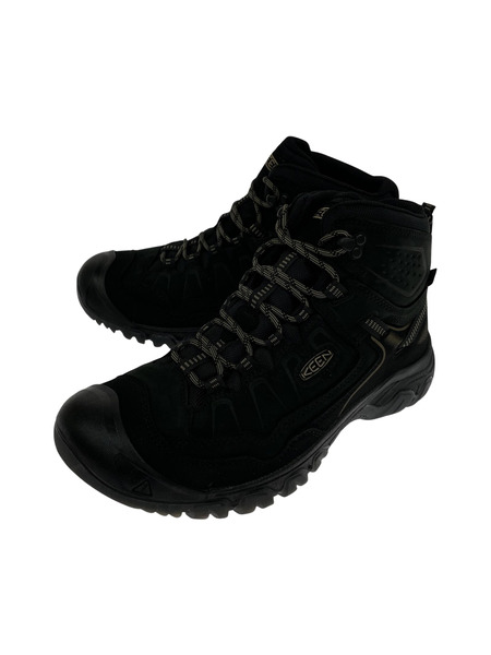 KEEN TARGHEE IV MID WP ハイキングシューズ ブラック (28.0cm)