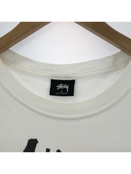 STUSSY×Rick Owens/40th Anniversary/ワールドツアーTee/S/白