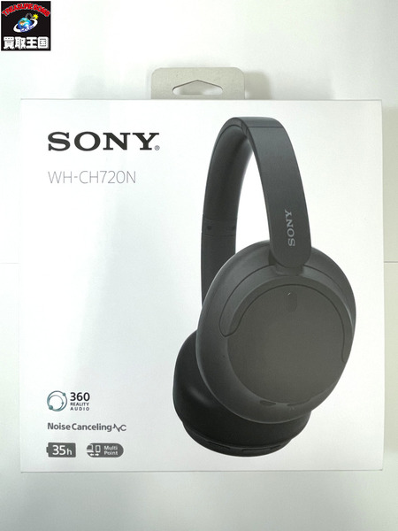 SONY ソニー WH-CH720N ノイズキャンセリング搭載 Bluetooth対応 軽量設計 外音取り込み搭載 ブラック