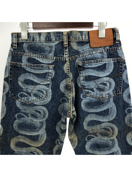 HYSTERICS SNAKE DENIM ARCHIVE