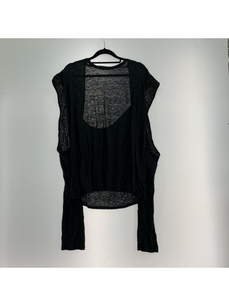 長袖Tシャツ・カットソー ERIKO KATORI リネントップス ブラック
