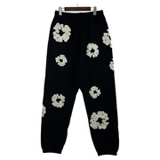 DENIM TEARS COTTON WREATH SWEATPANT BLACK フラワースウェットパンツ XL