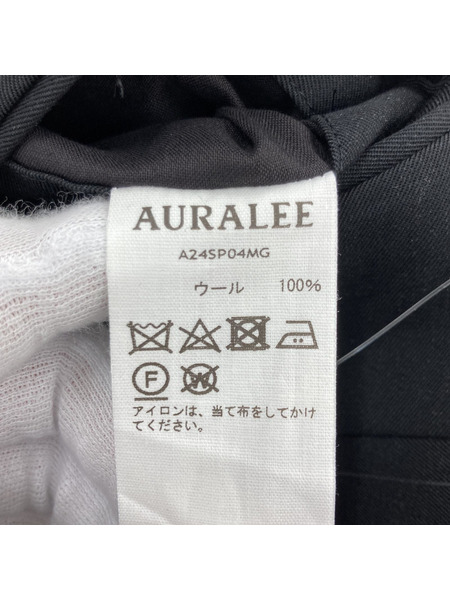 AURALEE/LIGHT WOOL MAZ GABARDINE SHORTS/4