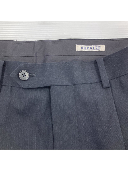 AURALEE/LIGHT WOOL MAZ GABARDINE SHORTS/4