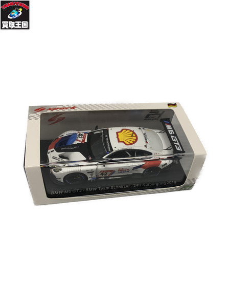 spark 1/43 BMW M6 GT3 BMWTeamSchnitzer 24H Nurburgring 2019