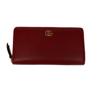 GUCCI ラウンドジップウォレット RED