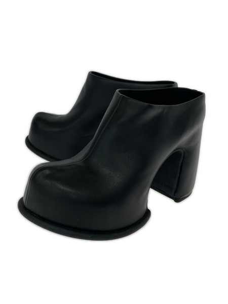 charles&keith ブーツ ピクシープラットフォームミュール ブラック 23.5