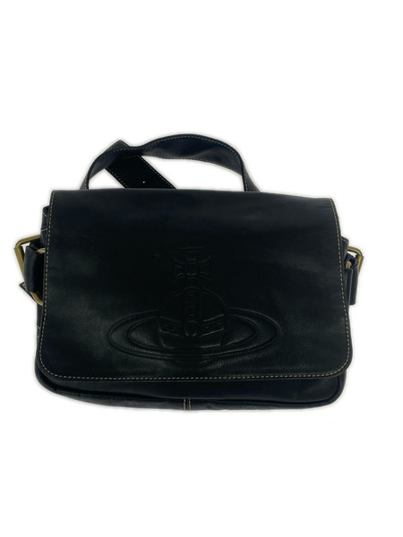Vivienne Westwood ショルダーバッグ アコード レザー ブラック