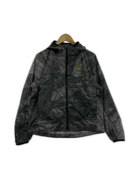 NIKE マウンテンパーカ M 総柄 グレー ACG