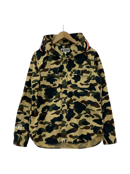 A BATHING APE/001SHE301015X/シャーク 迷彩/シャツジャケット/M