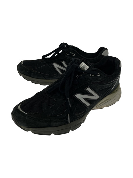 NEW BALANCE M990BK4 スニーカー 黒 28.0cm