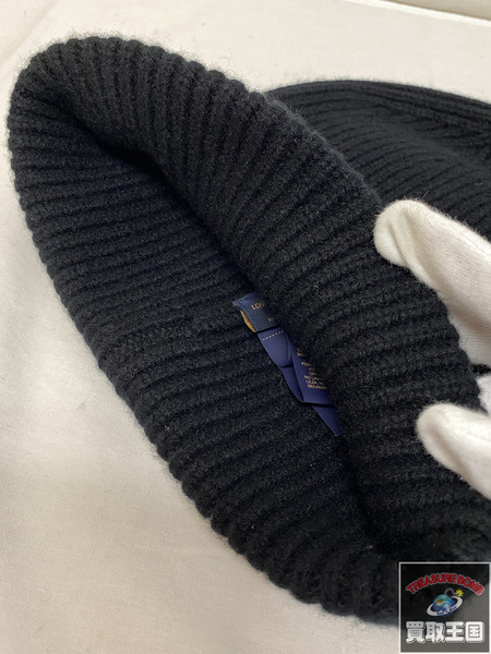 Louis Vuitton  ロゴビーニー ブラック　ニットキャップ　MP3246[値下]