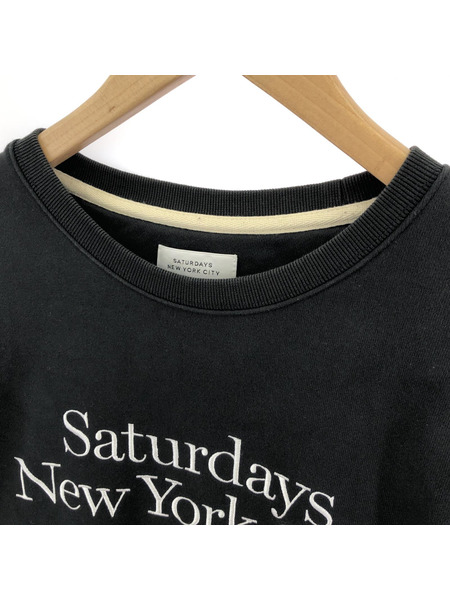 Saturdays New York City ロゴ刺繍スウェット