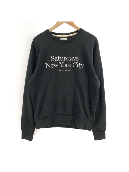 Saturdays New York City ロゴ刺繍スウェット[値下]