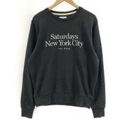 Saturdays New York City ロゴ刺繍スウェット