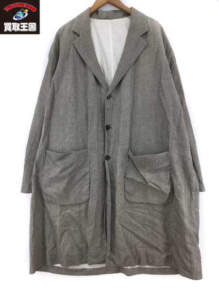 bergfabel Moon Coat チェスターコート グレー M[値下]｜商品番号：2100190203941 - 買取王国ONLINESTORE