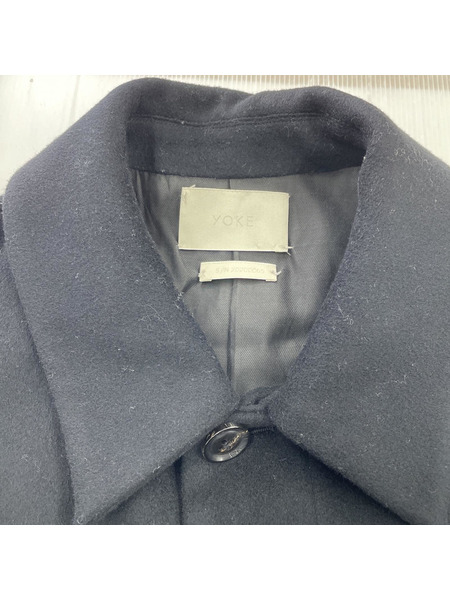 YOKE 3WAY BAL COLLAR SHARE COAT 2 ブラック