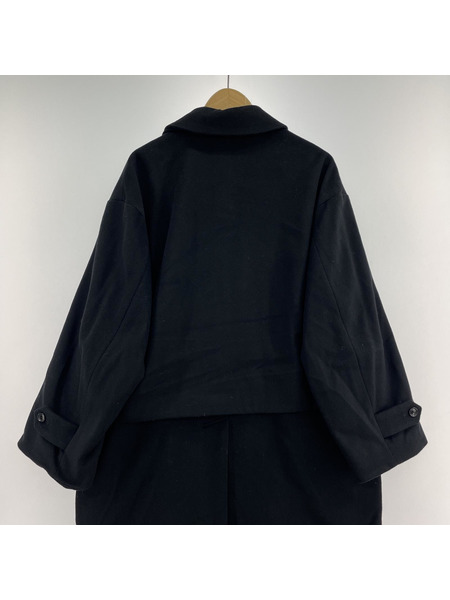 YOKE 3WAY BAL COLLAR SHARE COAT 2 ブラック