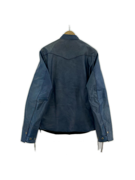 Far Eastern Enthusiast great smoky レザージャケット 42 青