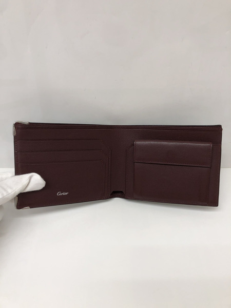 Cartier マストライン　２つ折り財布　コンパクトウォレット 