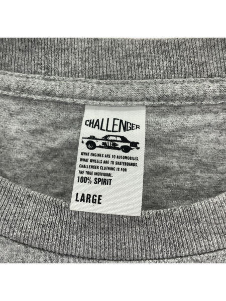 CHALLENGER　Tシャツ　L　グレー