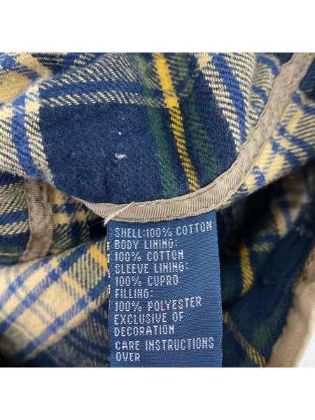 POLO RALPH LAUREN90s TALON 裏チェック 襟コーデュロイ スウィングトップ L