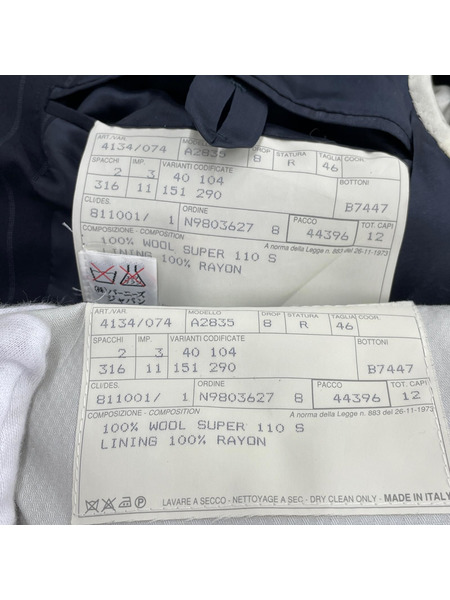 Belvest BARNEYS NY別注 ストライプスーツセットアップ サイズ46