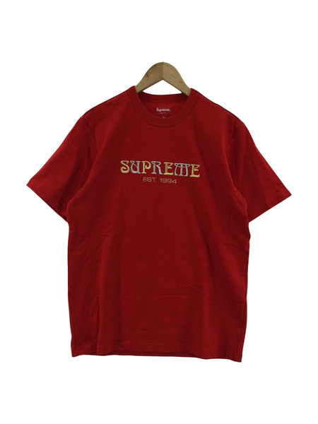 Supreme/18AW　Nouveau Logo Tee/RED/S