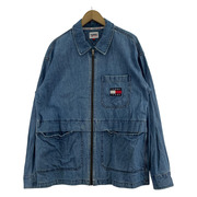 TOMMY HILFIGER ジップアップ デニムジャケット (L)