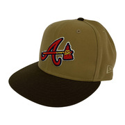 NEW ERA×COOPERSTOWN atlanta braves キャップ/ブラウン