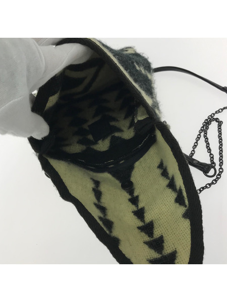 BLACKMEANS ショルダーバッグ GARA/ネイティブ/BLANKIE 2WAY BAG