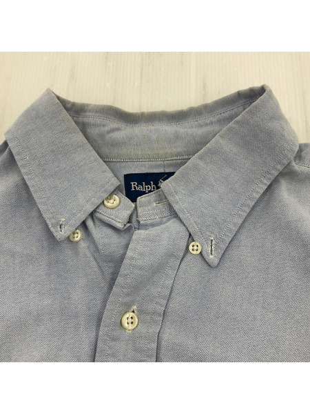 POLO RALPH LAUREN BIG SHIRT BDシャツ (L) 水色