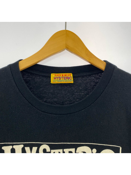 HYSTERIC GLAMOUR WOW GIRL ワンピース F ブラック 01253CO01