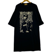 HYSTERIC GLAMOUR WOW GIRL ワンピース F ブラック 01253CO01