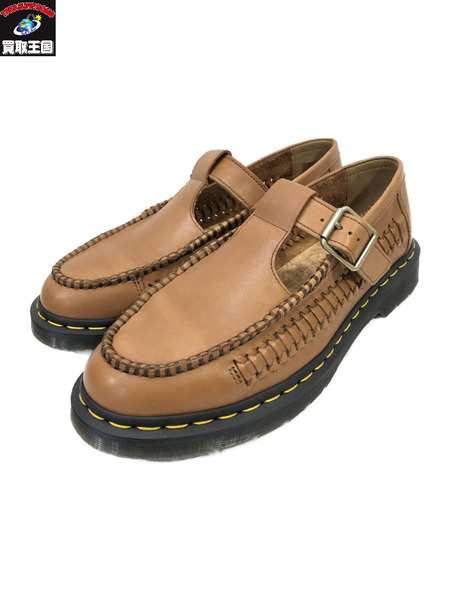 Dr.Martens ADRIAN T-BAR タッセルローファー/27.5cm/茶/ドクターマーチン