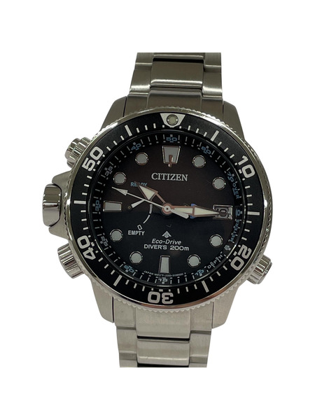 CITIZEN 腕時計 プロマスター アクアランド ECO-DRIVE シルバーカラー/黒